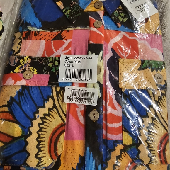 Desigual Colorful Floral Button-Up Shirt - Multicolor - Picture 4 of 4